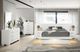 Coaster® Jessica 5-Piece Snow White Eastern King LED Panel Bedroom Set-1