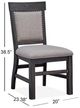 Magnussen Home® Bellamy Peppercorn Dining Side Chair-1