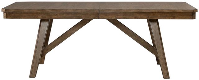 Liberty Furniture Carolina Park Amber Brown Trestle Dining Table-3