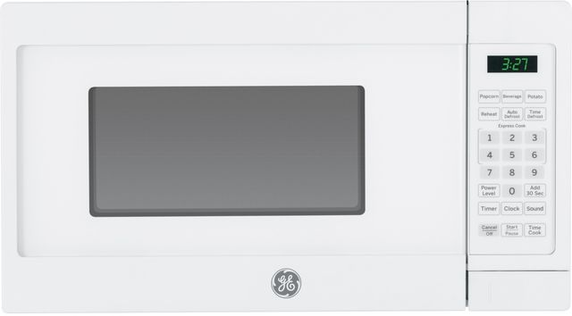 GE® 0.7 Cu. Ft. White Countertop Microwave-0