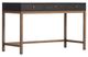 Four Hands Fiona Black Raffia Desk-0