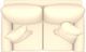 La-Z-Boy® Natalie Cream Loveseat-2