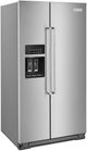 KitchenAid® 36 in. 24.8 Cu. Ft. Stainless Steel with PrintShield™ Finish Side-by-Side Refrigerator-1