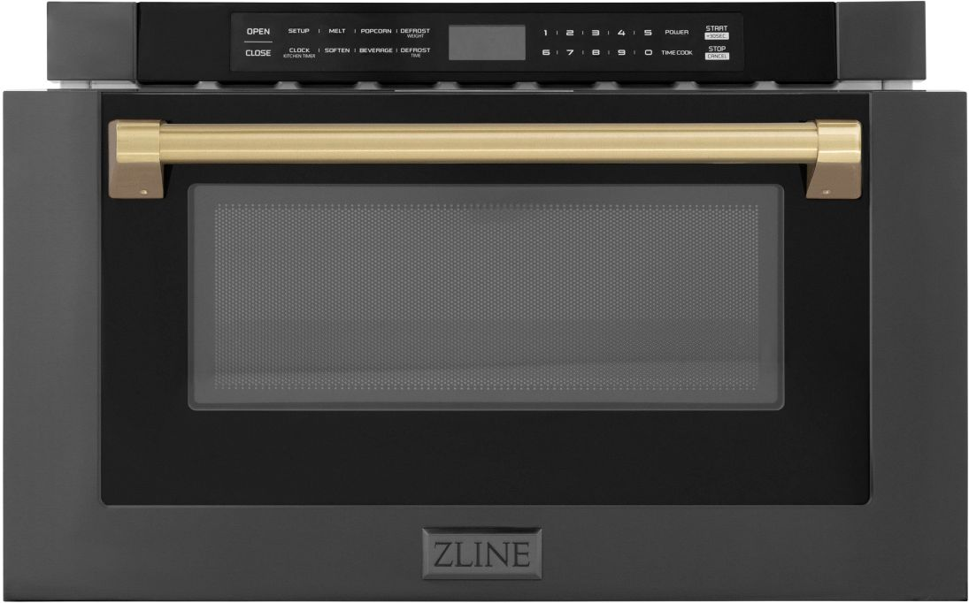 n line  preciaus  11、13 ZLINE Autograph Edition 1.2 Cu. Ft. Black Stainless Steel