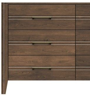 Country View Woodworking Westroom Bedroom Brown Maple 79" Dresser-1