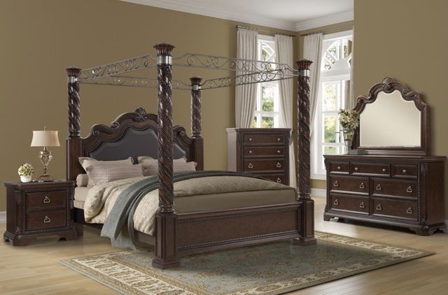 Bernards Coventry Cherry 7-Drawer Dresser-2