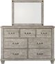 Miroir de commode Naydell, gris rustique, Benchcraft®-2