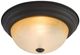 YHD Venetian Bronze 2-Light Flush Mount Lighting-0