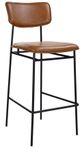 Moe's Home Collection Sailor Brown Bar Stool-1