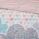 Olliix by Urban Habitat Kids Cloud Pink Twin Cotton Reversible Coverlet Set-2