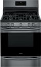 Frigidaire Gallery® 30" Black Stainless Steel Freestanding Gas Range-0