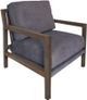 International Furniture Direct Milan Iron Gray Armchair-0