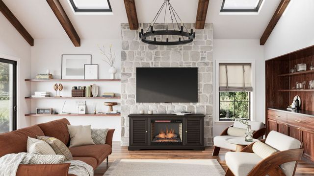 Legends Home Topanga Clove 68" Fireplace Console-1