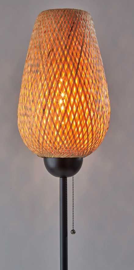 Adesso® Hugo Black Floor Lamp-1