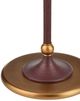 Currey & Company Antique Brass/Brownish Red Libretto Floor Lamp-5