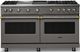 Viking® 5 Series 60" Damascus Gray Pro Style Gas (LP) Range with Brushed Brass Trim-0