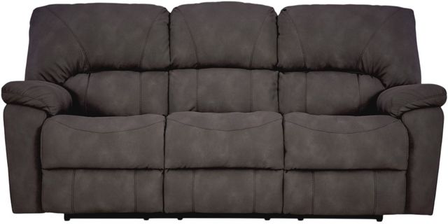 HomeStretch Rhino Pewter Manual Reclining Sofa-1