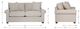 La-Z-Boy® Olson Cognac Leather Apartment-Size Sofa-2