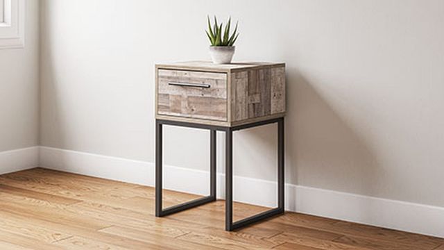 Signature Design by Ashley® Neilsville Whitewash 16" Nightstand-4