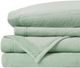 Olliix by True North by Sleep Philosophy Green King Soloft Plush Sheet Set-0