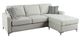 Mazin Furniture Hudson Platinum Gray L-Shape Sectional and Reversible Storage Chaise-0