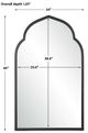 Uttermost® Kenitra Black Arch Mirror-2