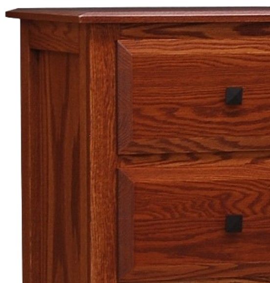 Wolfcraft Furniture Summit Brown Tall Nightstand-2