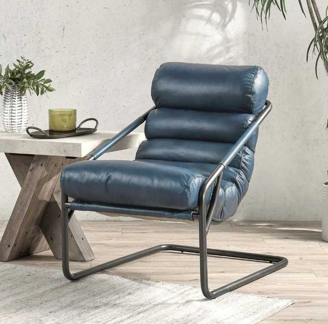 Classic Home Jackson Ocean Blue Accent Chair-1