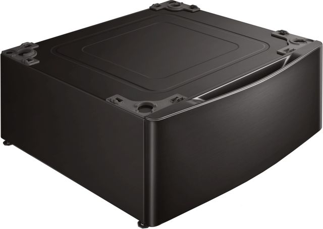 LG 29" W x 14" H Black Steel Laundry Pedestal-2