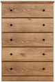 Perdue Woodworks Big Chester Brown 32" 5-Drawer Big Chest-1