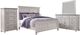 Liberty Furniture River Place 4-Piece Riverstone White/Tobacco King Panel Bedroom Set-0