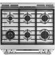 Café™ 30" Stainless Steel Slide-In Gas Range-2