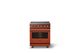 Viking® 5 Series 30" Spiced Cider Pro Style Induction Range with Brushed Brass Trim-3