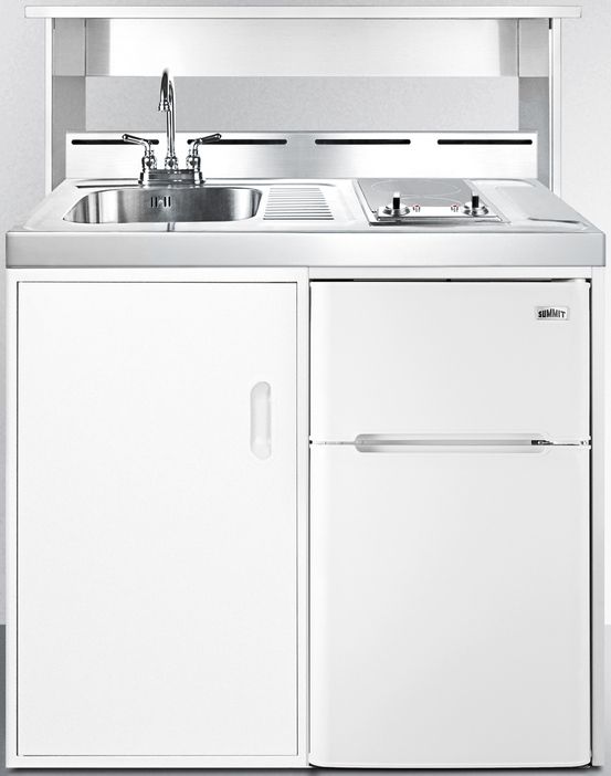 Summit® 39" White All-In-One Kitchenette-1