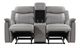 Mazin Furniture Cyrus Light Gray Manual Reclining Loveseat-2