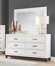 aspenhome® Hyde Park White Paint Landscape Mirror-1