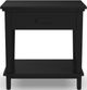 homestyles® Oak Park Black Open Nightstand-1