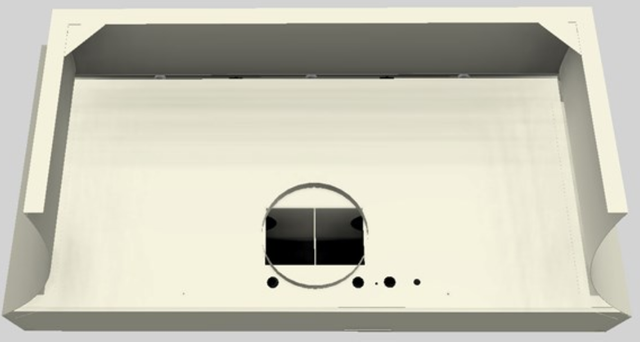 Vent-A-Hood® Designer Series 48" Biscuit Wall Mounted Range Hood-3