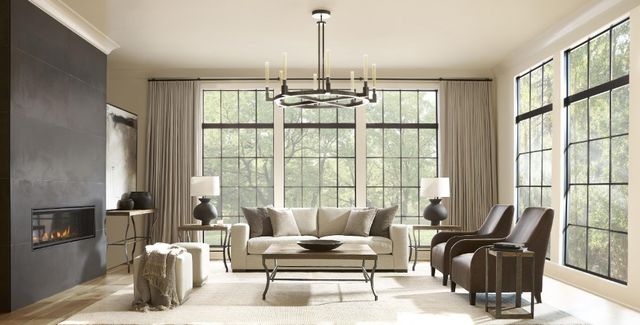 Bernhardt Tribeca Aurum Cocktail Table with Barlow Base-1