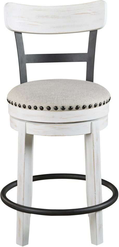 Signature Design by Ashley® Valebeck White Counter Stool-1