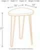 Ashley® Courager Triangular Chairside End Table-2