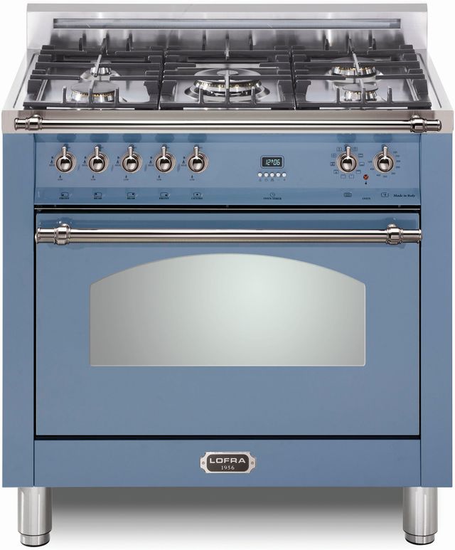 LOFRA® Dolcevita 36" Lavender Pro Style Dual Fuel Range-0