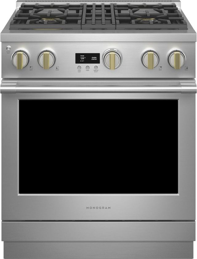 Monogram® 5 Piece Stainless Steel Gas Kitchen Package-3
