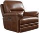 Flexsteel® David Pecan Power Glider Recliner with Power Headrest and Lumbar-0