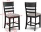 Crown Mark Guthrie Black/Gray Counter Chair-2