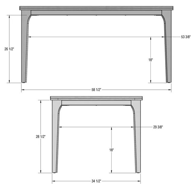 Amisco Customizable Vivian Dining Table-2