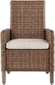 Signature Design by Ashley® Beachcroft 2-Piece Beige/Brown Arm Chair Set-2