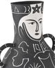 Currey & Company Saint-Paul-de-Vence Black/White Large Vase-4