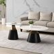 ACME Furniture Jaramillo White Natural Coffee Table with Black Base-4