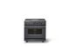 Viking® 7 Series 36" Cast Black Pro Style Dual Fuel Range with 12" Reversible Griddle-3